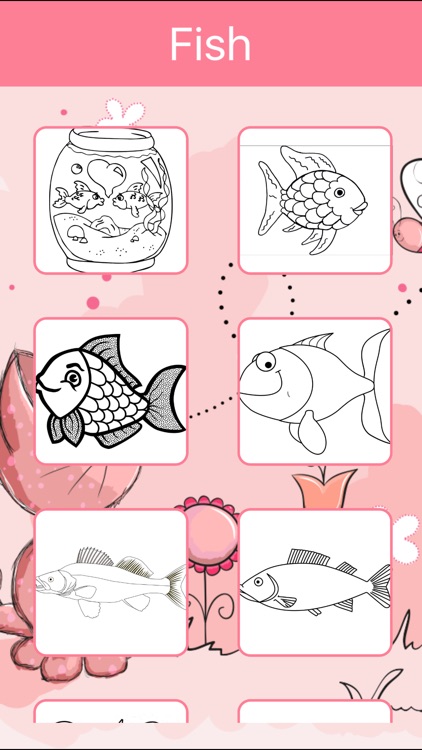 Fish Coloring Book Color Draw Sea Animals By Phu Vang