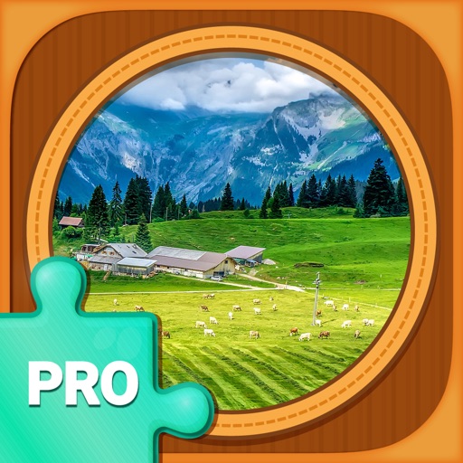 Real Jigsaw Puzzles PRO: Brain Training Jigsaws Icon