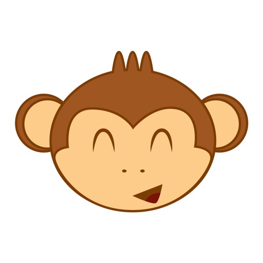 Monkey Moji - 50 Cute Emoticons icon