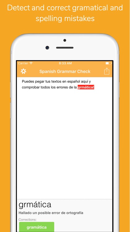 Corrígeme Lite- Spanish Spelling and Grammar check