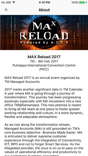 MAX Reload 2017