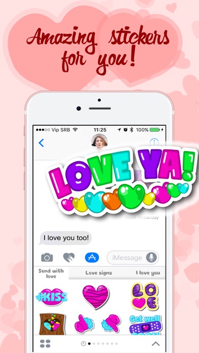 How to cancel & delete Love Stickers – Fun Text.ing for iMessage from iphone & ipad 4