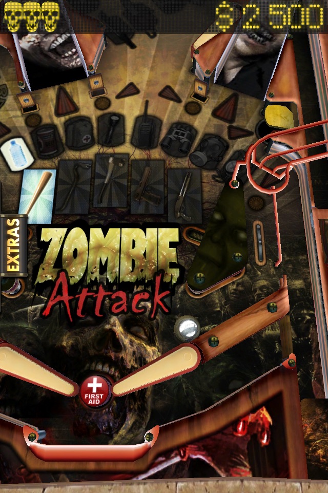 Zombie Attack Pinball HD: Monster Challenge screenshot 2
