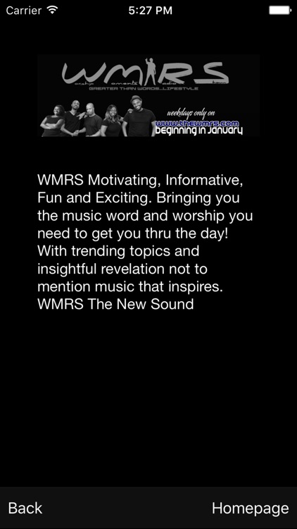 WMRS The New Sound in Internet Radio