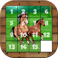 Activities of Horse Slide Puzzle For Kids