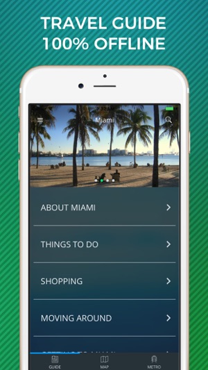 Miami Travel Guide with Offline Street Map(圖1)-速報App