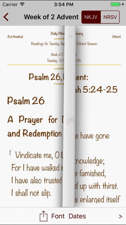 Daily Office Lectionary