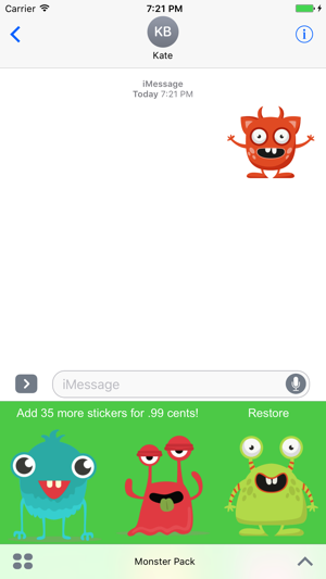 Monsters Sticker Pack