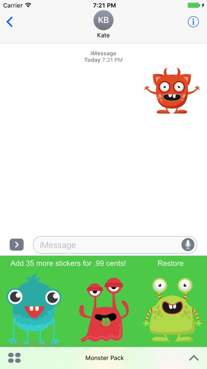 Monsters Sticker Pack