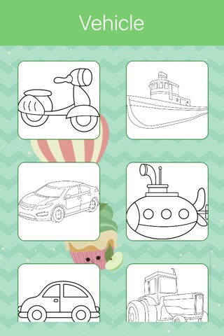 Vehicles coloring book for kids: Learn to color. screenshot 3