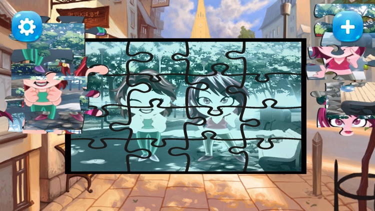 young girl puzzle easy kids screenshot-4