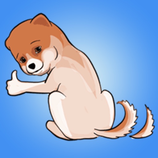 Funny Ginger Puppy - New Dog stickers! icon