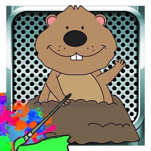 Coloring Book-Fun Painting Chipmunk for Kids icon