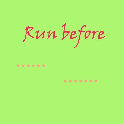 Run before Icon