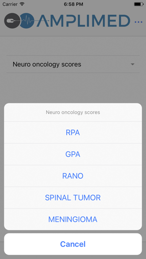 Amplineuro Oncology Scores