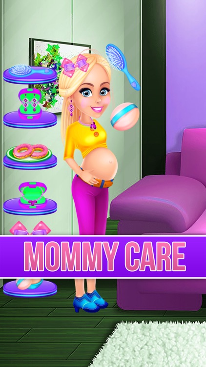 Mommy's Triplets Baby Story - Makeup & Salon Games