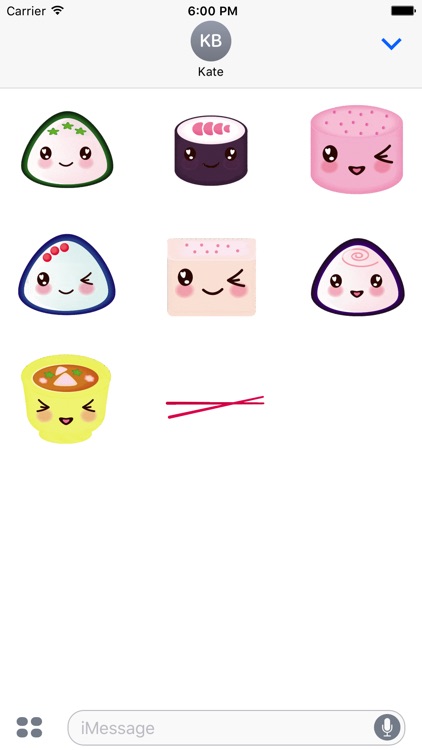 Animated Kawai Food Stickers