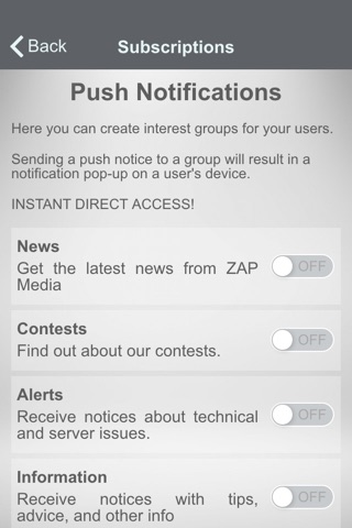 ZAP Media App screenshot 2