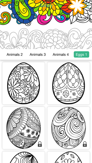 マンダラ 無料の塗り絵 着色アプリのスクリーンショット2 マンダラ 無料の塗り絵 着色アプリのスクリーンショット2