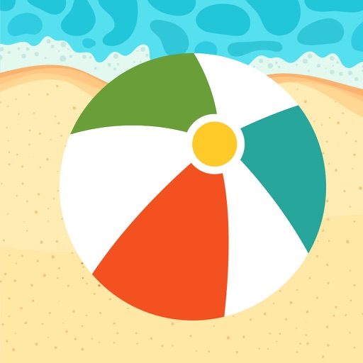 Addictive Ball on Summer Beach iOS App