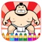 Coloring Book Sumo Game For Kids Edition