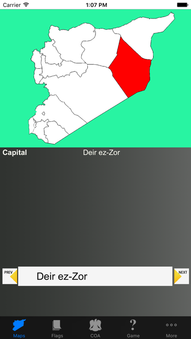 How to cancel & delete Syria Governorate Maps and Capitals from iphone & ipad 1