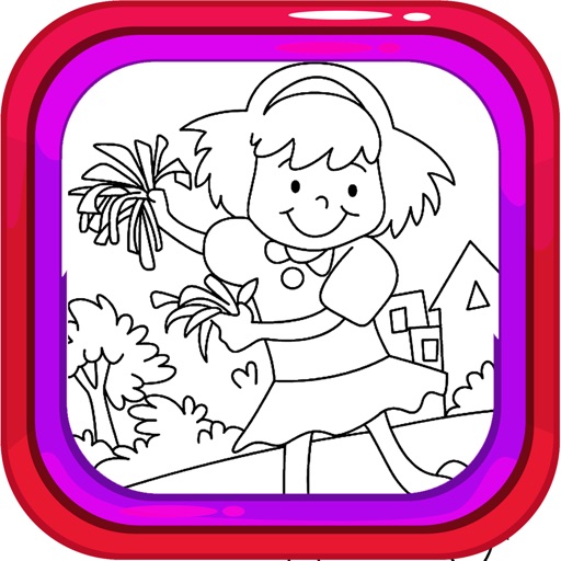 junior cheerleader coloring book pages gamesthana