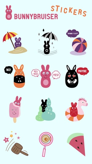 BunnyBruiser Stickers(圖1)-速報App