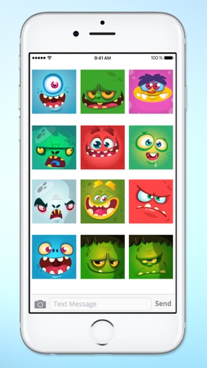 Monster Face Emoji Sticker Pack 1(圖5)-速報App