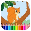 Draw Page Chipmunk Coloring Game Free Education