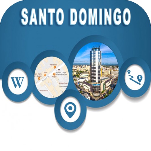 Santo Domingo Dominican Republic Offline city Maps iOS App