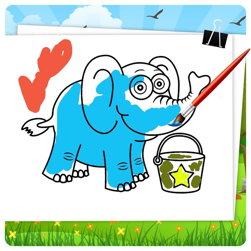 The Animals Coloring Book For Kids