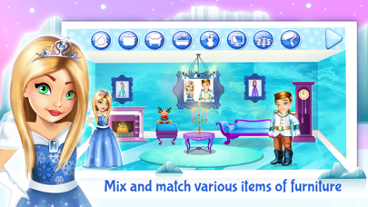 Ice Princess Doll House Design: Game.s For Girls screenshot 2
