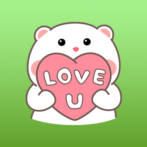 Jasper The Cute Fat Bear English Stickers iOS App