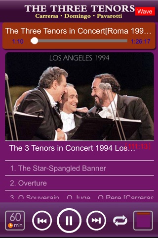 Three Tenors [Pavarotti·Domingo·Carreras] screenshot 2