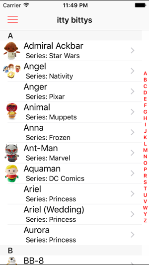 Collectors List - for Itty Bitty's(圖2)-速報App