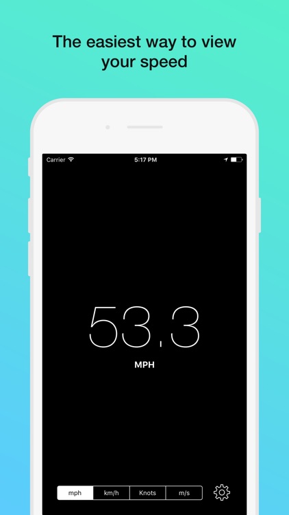 Flat Speedometer