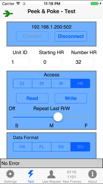 How to cancel & delete Modbus Peek & Poke from iphone & ipad 2