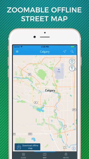 Calgary Travel Guide with Offline Street Map(圖3)-速報App