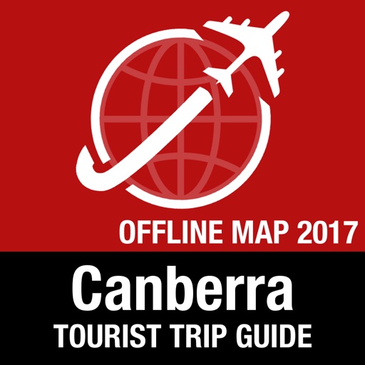 Canberra Tourist Guide + Offline Map icon