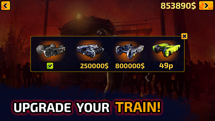 Zombie Train Driving