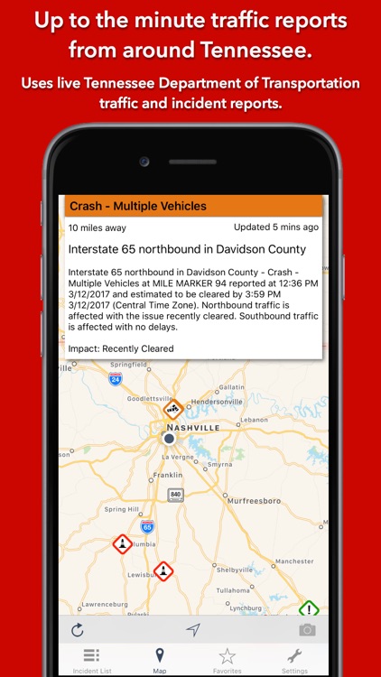 Tennessee Roads - Traffic Conditions & Cameras screenshot-0
