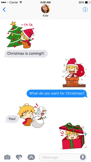 Hiroki Xmas stickers(圖2)-速報App