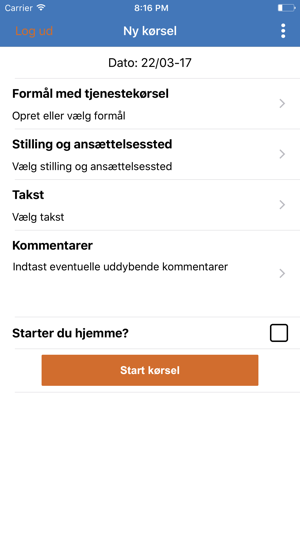 OS2indberetning Kørsel(圖3)-速報App