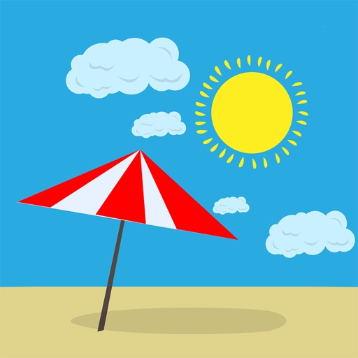 Summer Beach Animated Stickers Icon