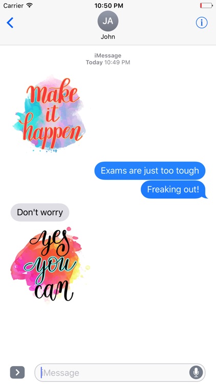 Animated Happy Quotes Stickers