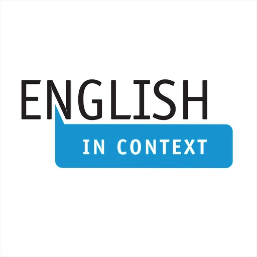 English in context - vocabulary level A1-B2 Icon