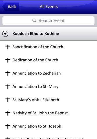 MOSC Lectionary screenshot 2