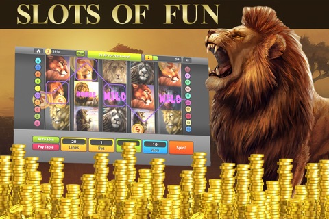 Epic Slot Tournaments -Golden Lion Casino Slots screenshot 2