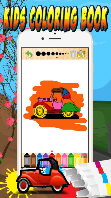 my cars games free coloring book app for kids free download